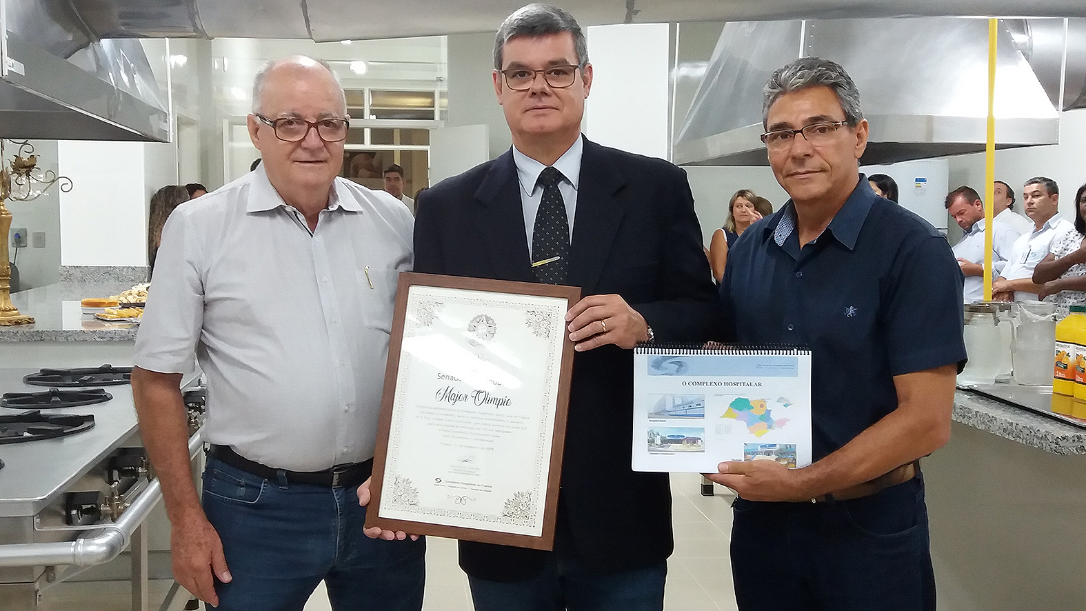 José Cândido Chimionato, Coronel Brandão e Tony Graciano (Foto: Reprodução)